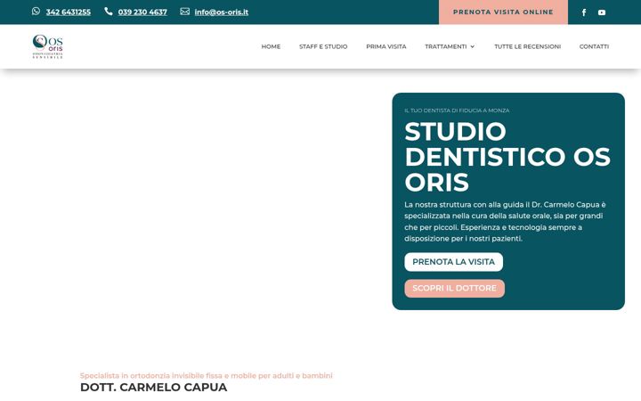 Snímek obrazovky os-oris.it