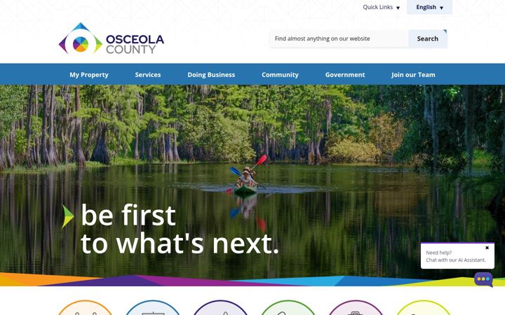 Screenshot of osceola.org