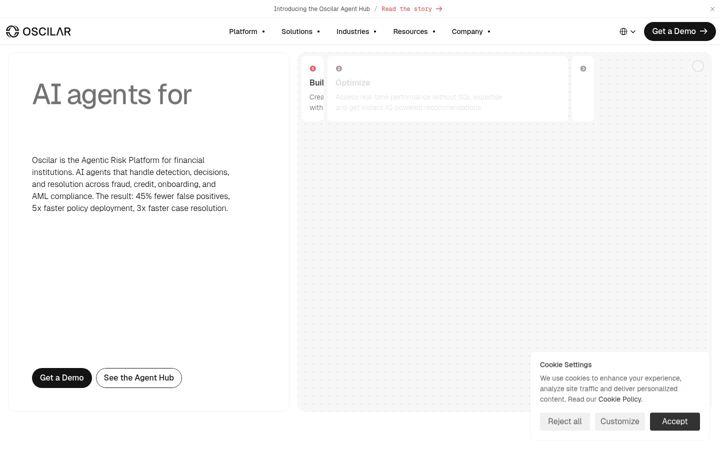 Screenshot of oscilar.com
