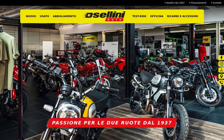 Skjermbilde av osellinimoto.it