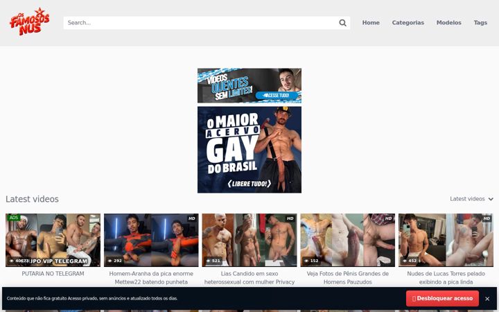 Screenshot of osfamososnus.com