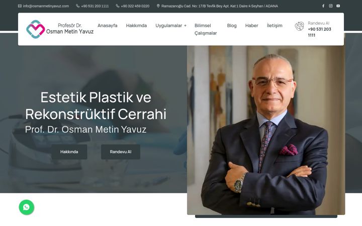 Екранна снимка на osmanmetinyavuz.com