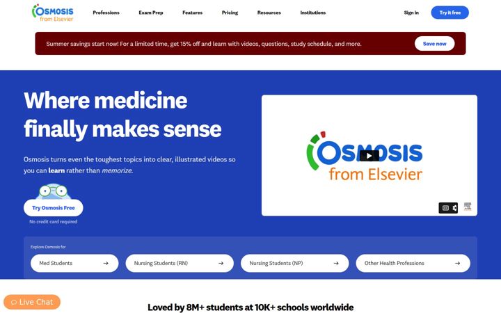 Képernyőkép: osmosis.org