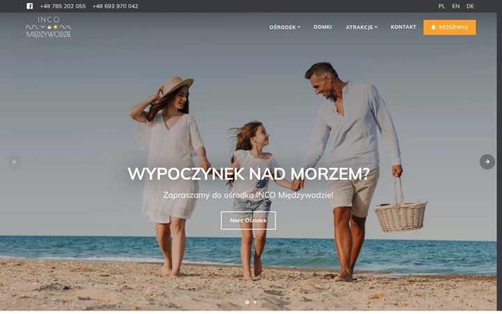 Screenshot di osrodekmiedzywodzie.pl