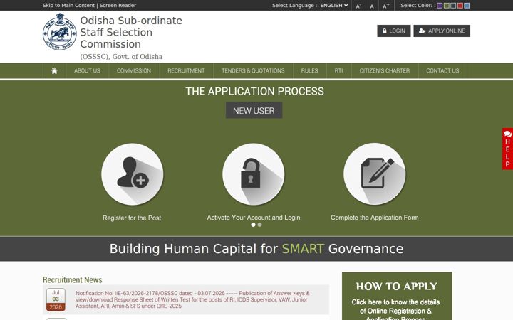 osssc.gov.in