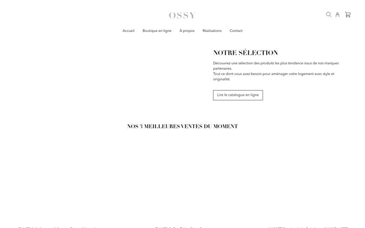 Posnetek zaslona ossy.fr