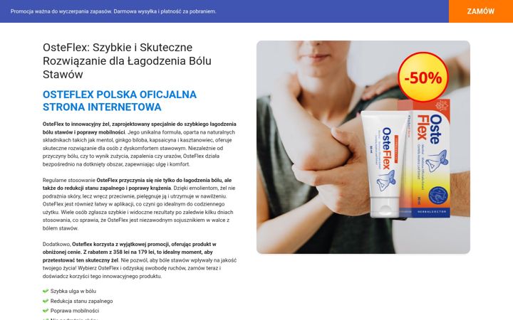 Screenshot of osteflexpolska.com
