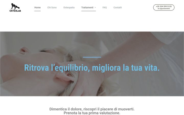 Screenshot ta' osteolab-bs.it