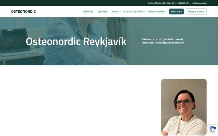 Screenshot of osteonordic.is