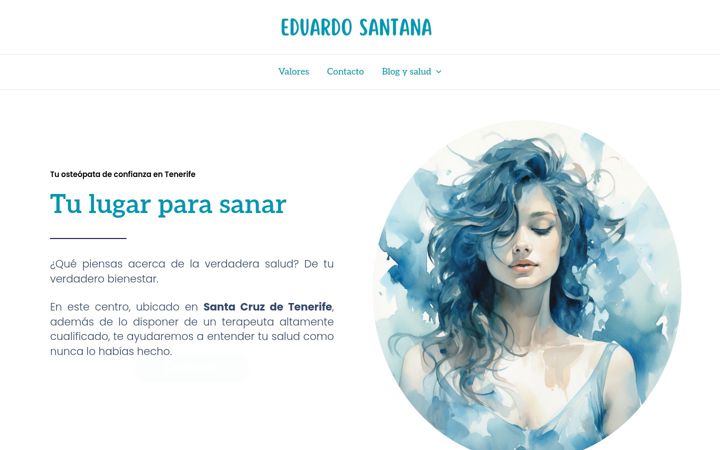 Ekrano kopija osteopataeduardosantana.com
