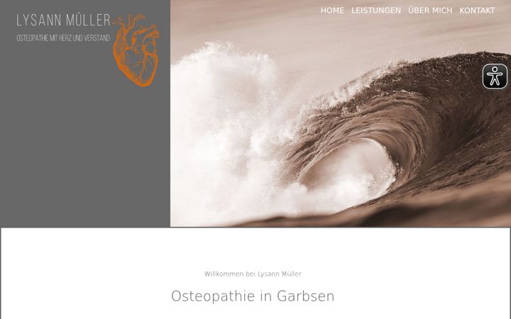 Screenshot of osteopathie-garbsen.com