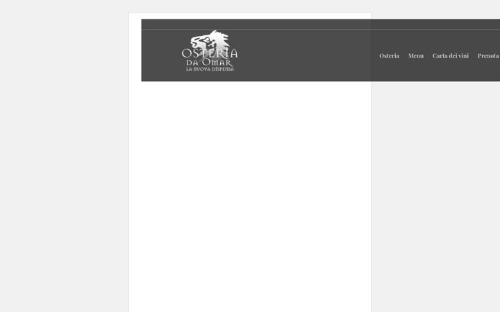 Screenshot of osterialanuovadispensa.it