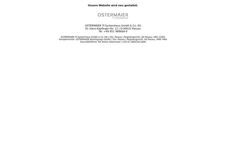 Screenshot of ostermaier.net