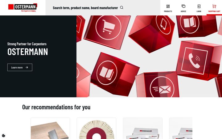 Screenshot of ostermann.eu