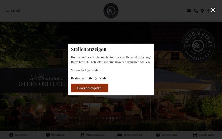 Screenshot of ostermeiers.com