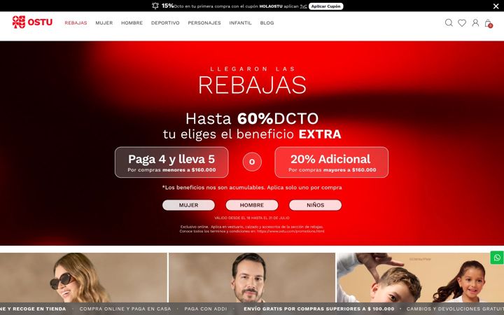 Screenshot of ostu.com