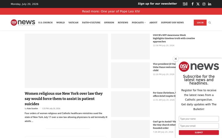 Screenshot of osvnews.com