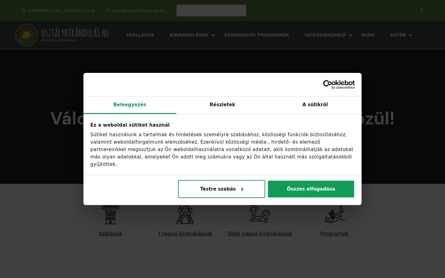 Ekraanipilt nõusolekubännerist, mida näidati enne mis tahes suhtlust