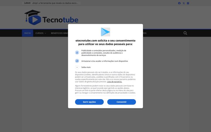 Screenshot of otecnotube.com