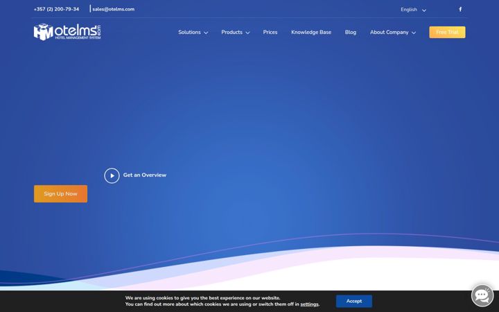Screenshot of otelms.com