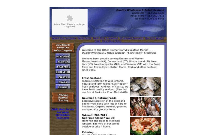 Screenshot of otherbrotherdarryls.com