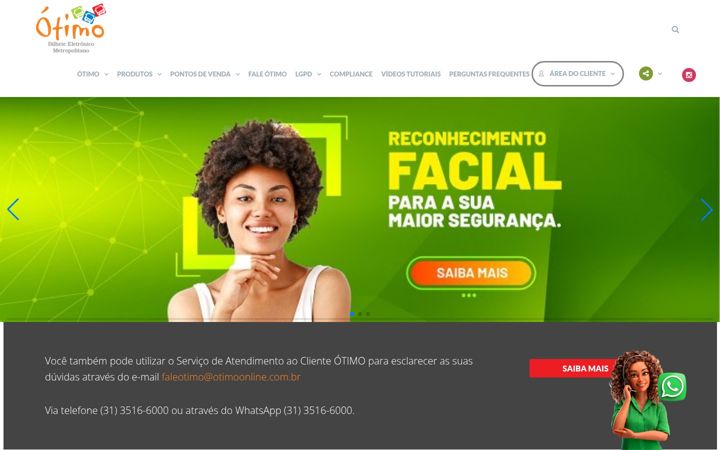 Screenshot of otimoonline.com.br