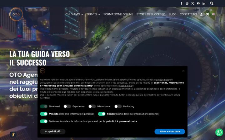 Screenshot of oto.agency