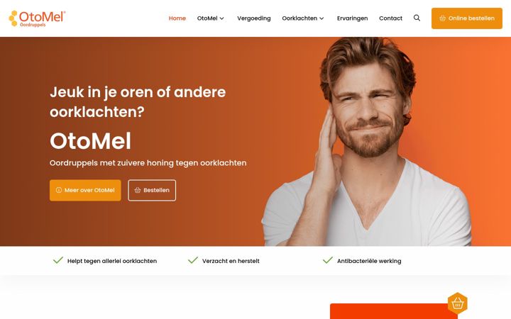 Screenshot of otomel.nl