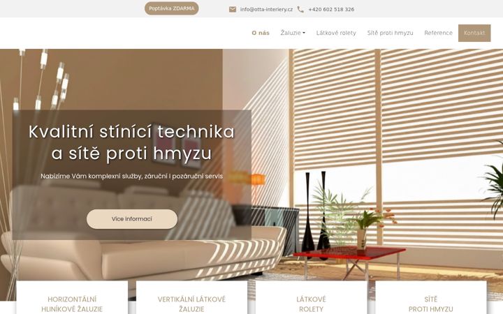 Screenshot of otta-interiery.cz