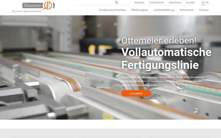 Snímek obrazovky ottemeier.com