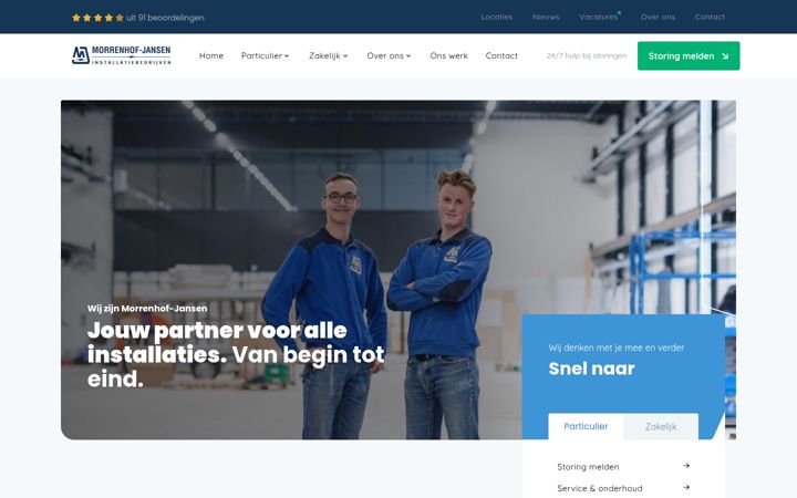 Screenshot of otterman.nl