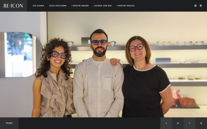 Screenshot of otticabeicon.it