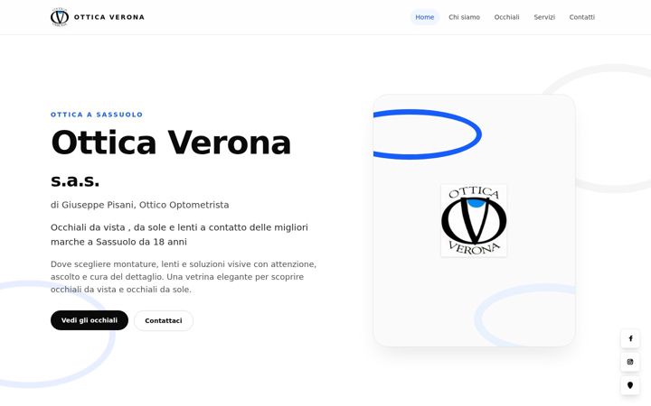 Screenshot of otticaverona.it