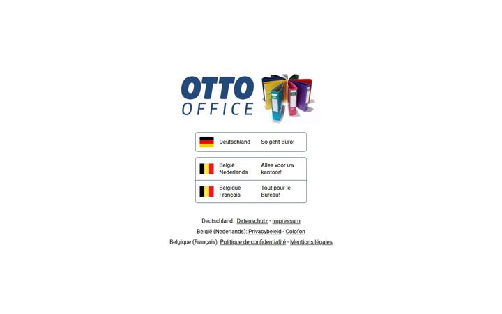 Screenshot of otto-office.com
