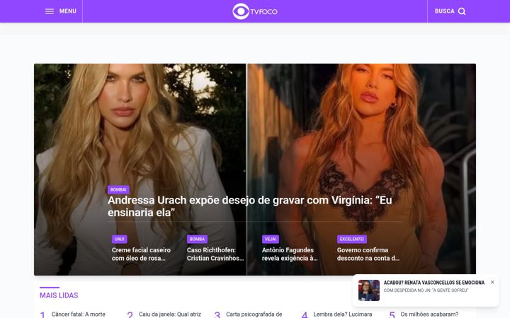 Screenshot of otvfoco.com.br
