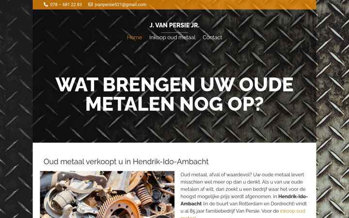 Screenshot di oudijzerhendrikidoambacht.nl