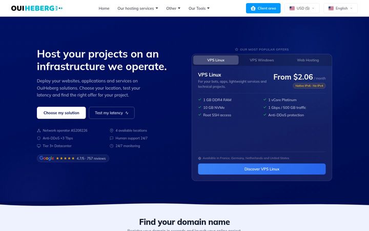 Screenshot of ouiheberg.com