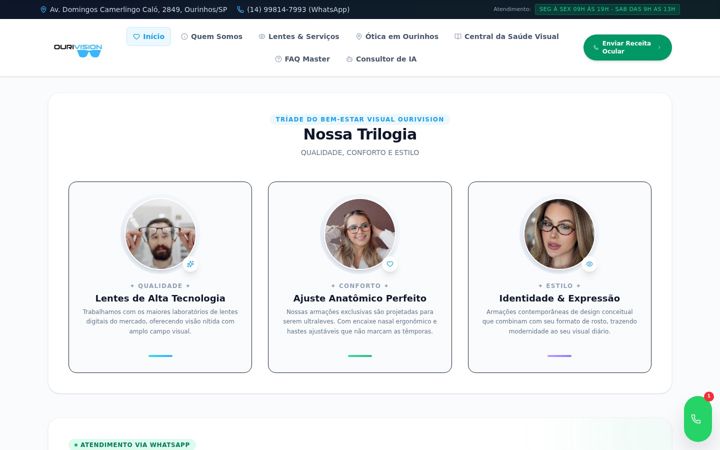 Screenshot of ourivision.com.br