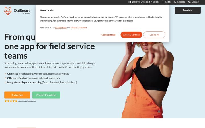Screenshot of out-smart.com