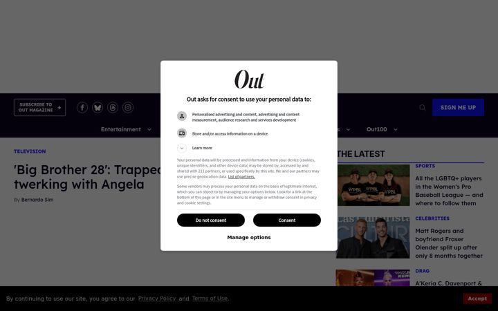 Screenshot di out.com