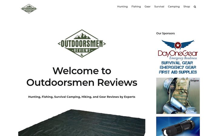 Screenshot von outdoorsmenreviews.com