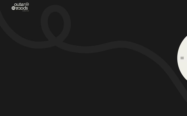 Screenshot of outerspacecollective.nl