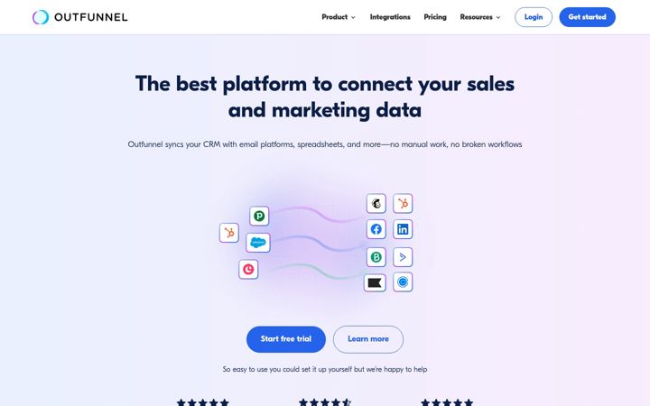 Screenshot of outfunnel.com