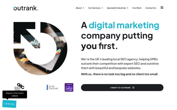 Screenshot of outrank.co.uk