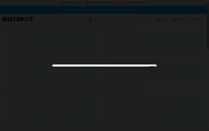 Screenshot of outspot.de