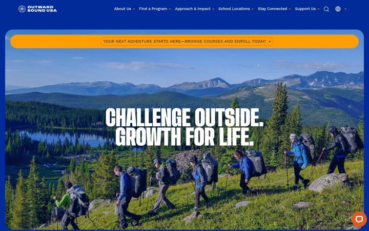 Screenshot of outwardbound.org