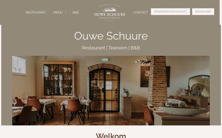 Screenshot di ouweschuure.nl
