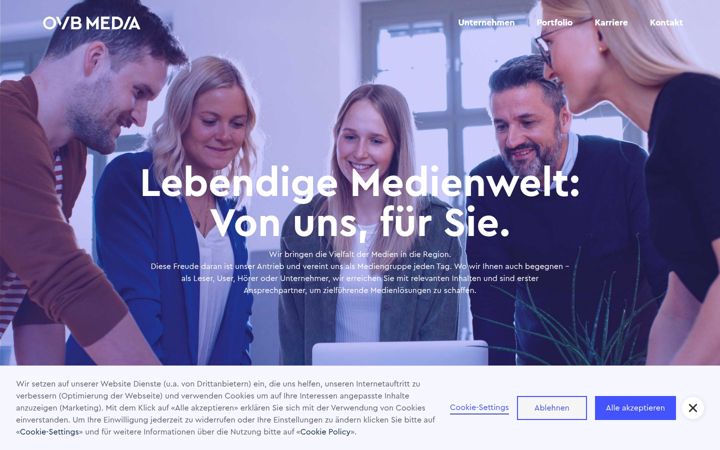 Screenshot of ovbmedia.de