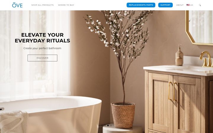 Screenshot of ovedecors.com