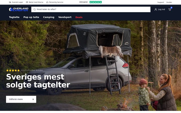 Screenshot of overlandexperten.com